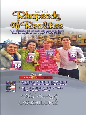 cover image of Rhapsody of Realities May 2013 Edition